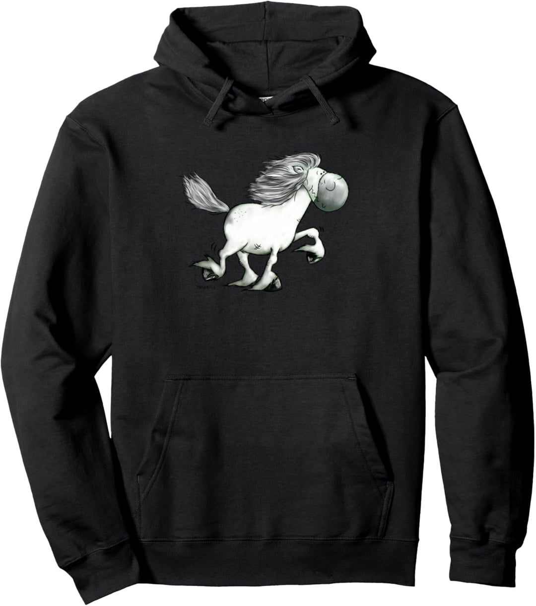 Witziges Islandpferd im Tölt für Isländer Fans Pullover Hoodie
