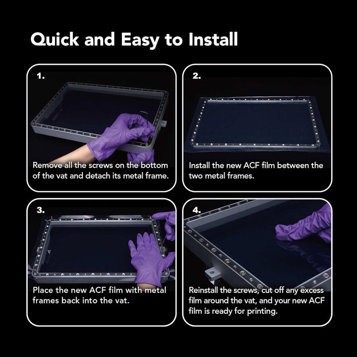 Phrozen ACF Release Film für Resin Drucker | Trenn Folie für Sonic Mighty 8K LCD Printer | Eingeschr