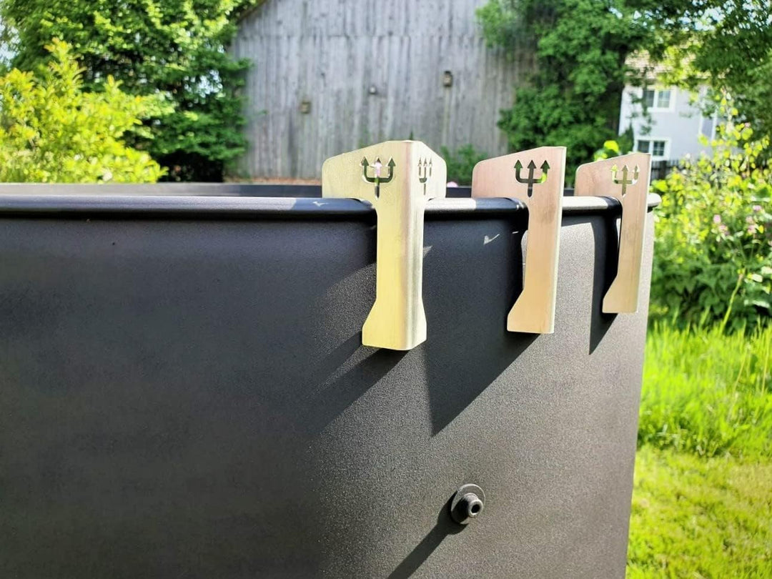 FireDeifi Set Feuerplatte + Wokaufsatz + Abstandshalter | Ø80 cm Grillplatte | Plancha | BBQ – hochw