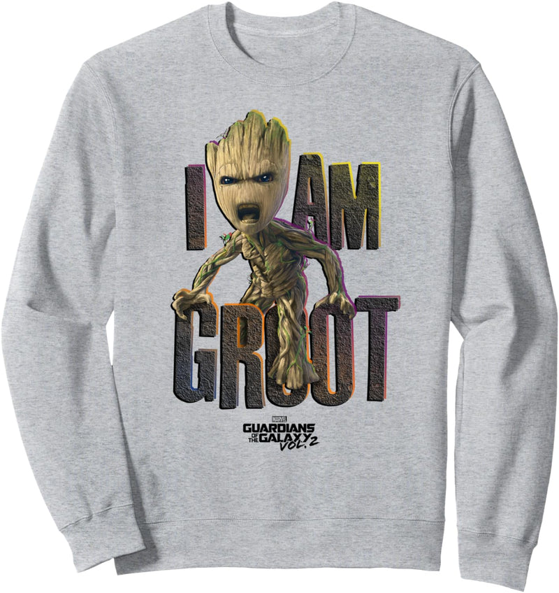 Marvel Guardians Of The Galaxy I Am Groot Yell Sweatshirt