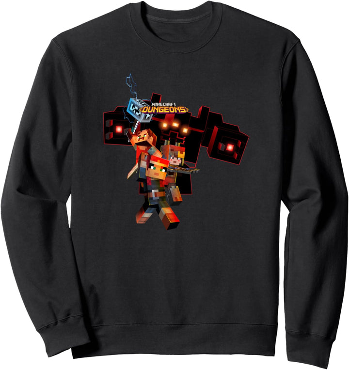 Minecraft Dungeons Expansion Group Logo Sweatshirt