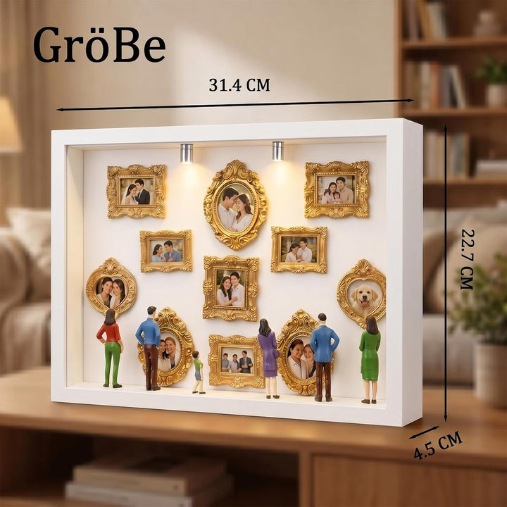 DIY Mini Museum Silhouette Box, DIY Mini Museum Bilderrahmen, Mini Bilderrahmen Vintage, Set mit 11