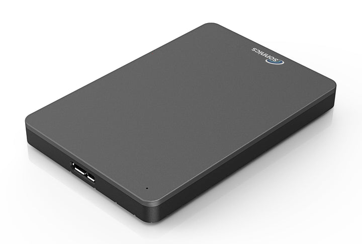 Sonnics 500GB Dunkelgrau Externe tragbare Festplatte USB 3.0 super schnelle Übertragungsgeschwindigk