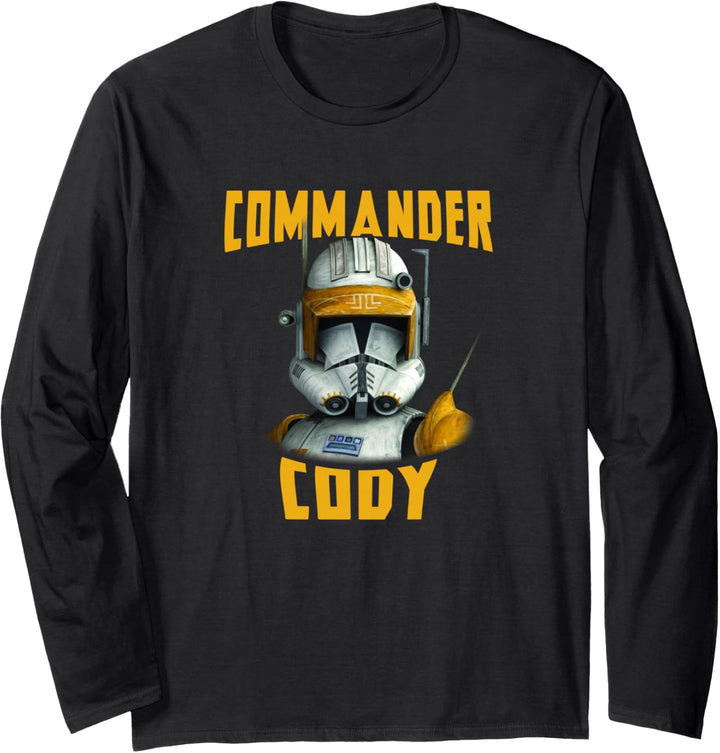 Star Wars: Clone Wars Commander Cody Big Face Langarmshirt