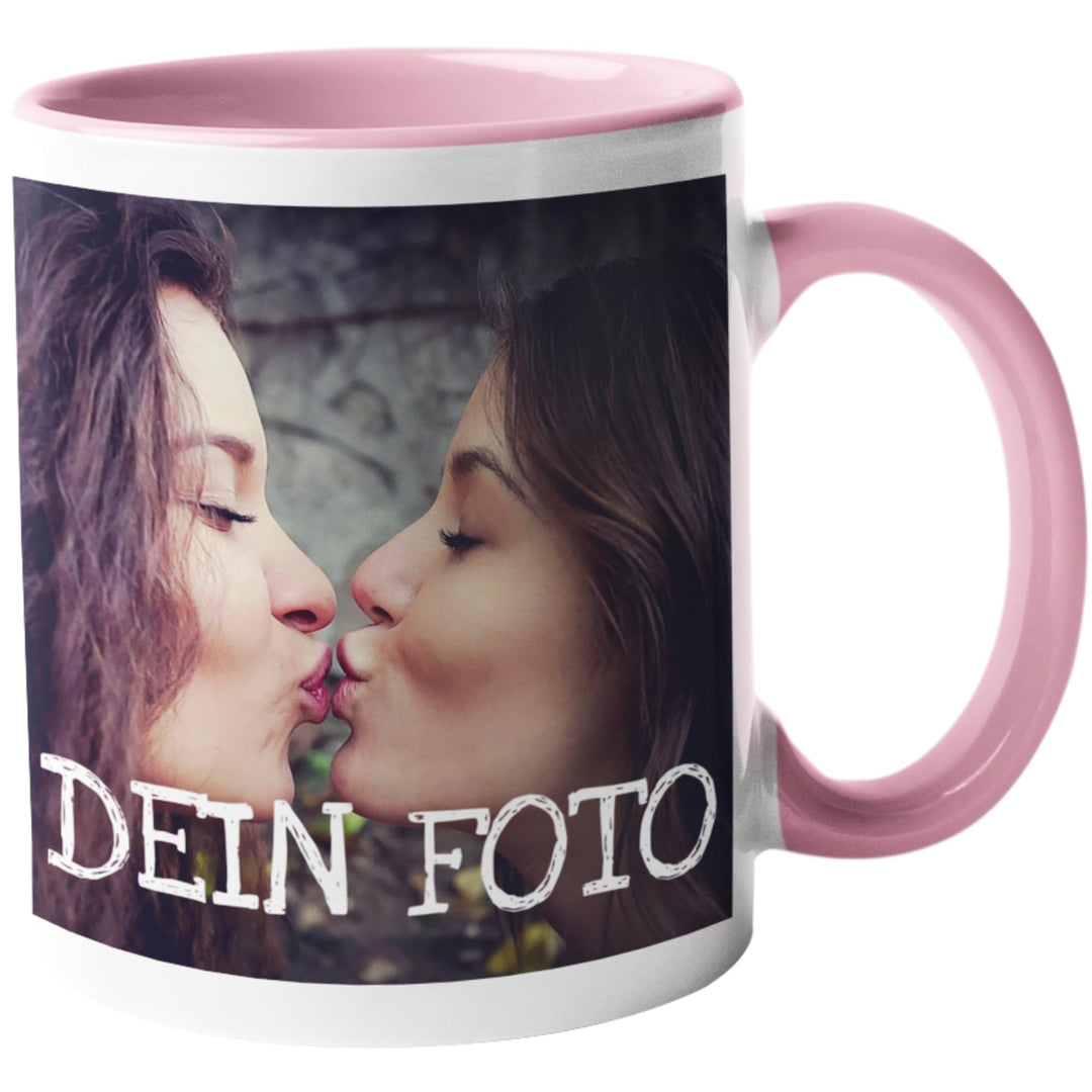Tassenteam Fototasse bedrucken lassen - Tasse mit Wunschfoto personalisieren - Kaffeetasse selbst ge