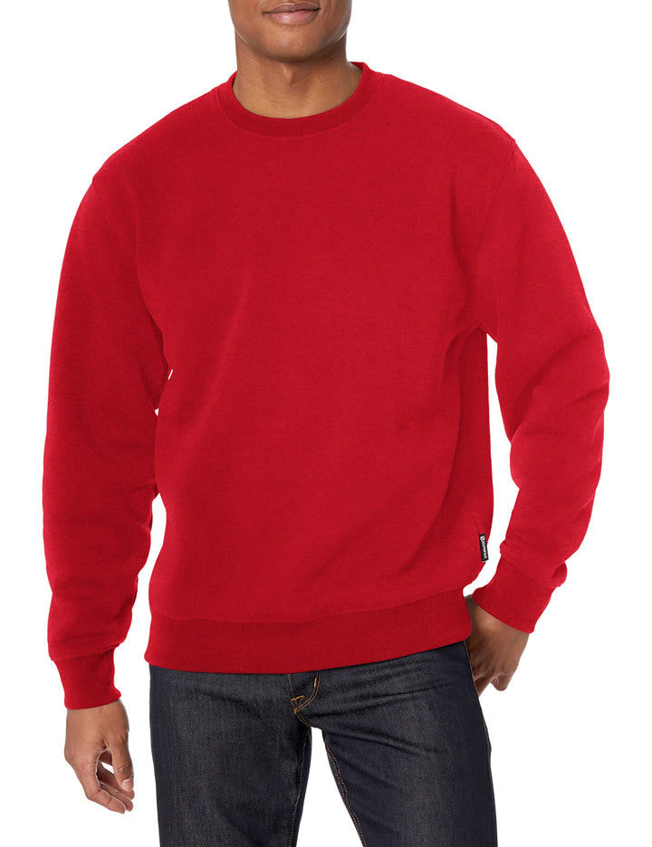 Southpole Herren Basic Fleece Crewneck Sweatshirt S Rot, S Rot