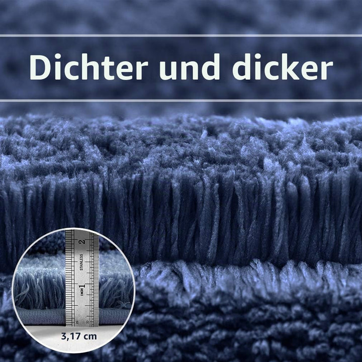 Badematte Rutschfest Badteppich Extra Lange Verdickt Badezimmerteppich Weich Badeteppich Flauschige