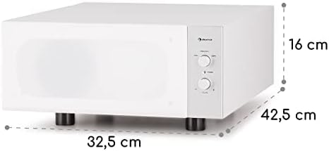 auna Two Hi-Fi Subwoofer mit Auto-Off, 80W RMS Subwoofer Passiv, HiFi-Lautsprecher Boxen für Heimkin