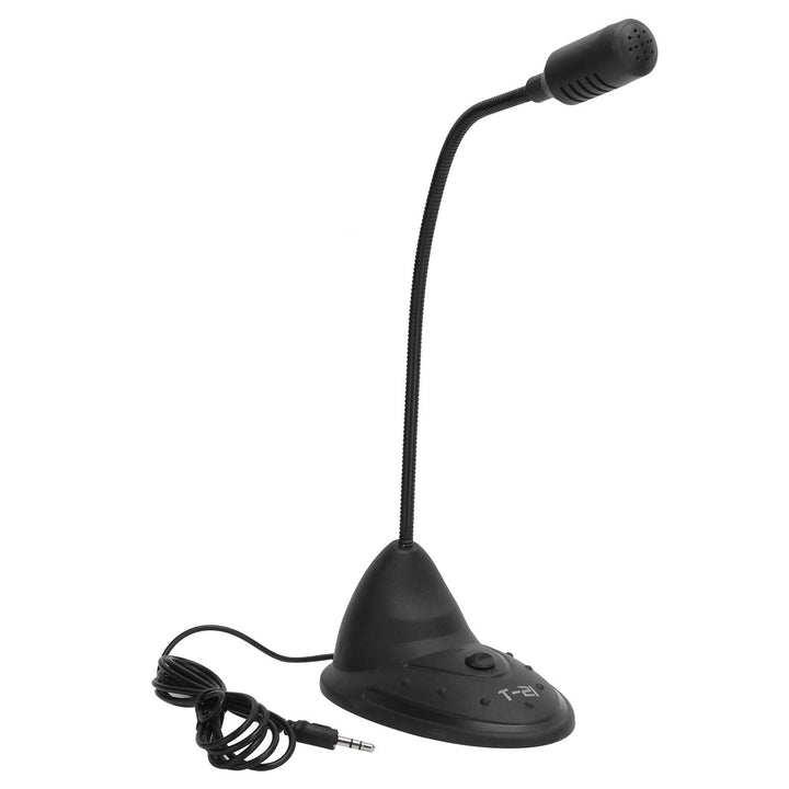 Zunate Flexible Desktop Microphone, Laptop/PC Mikrofon Tischmikrofon mit 3.5mm Klinke, 360° Omnidire
