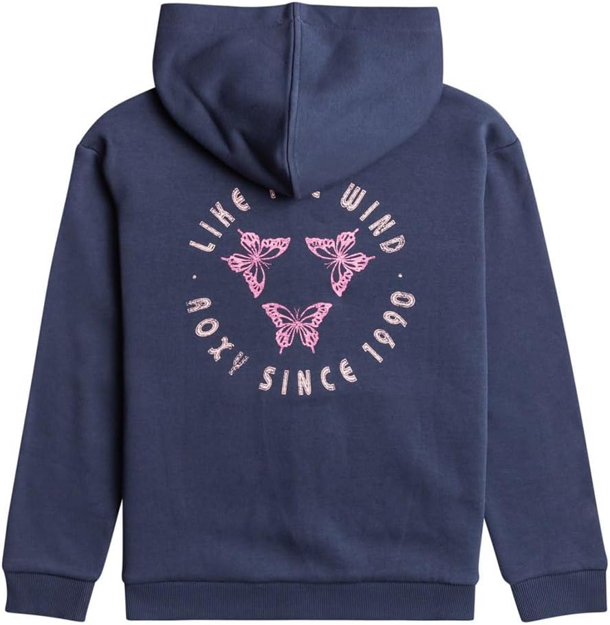 Roxy Mädchen Wildest Dreams Zipped Sweatshirt (1er Pack) 10 Jahre Mood Indigo, 10 Jahre Mood Indigo