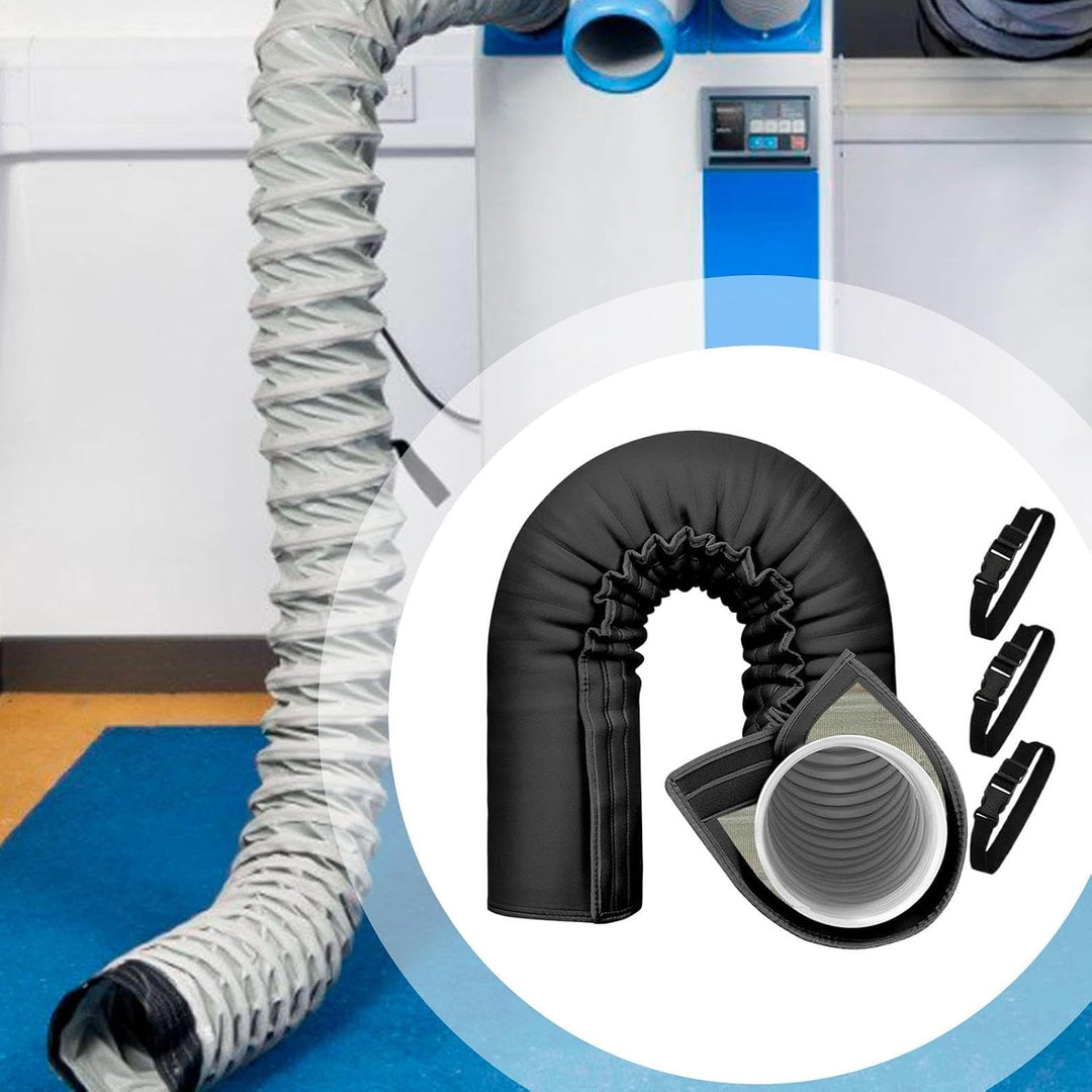 Klimaanlage Isolierschlauch Hülle, 3-lagige Thermo Isolierung Universal Für 130mm/150mm Abluftschlau