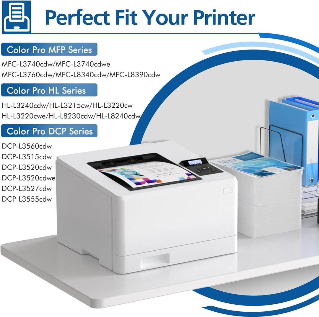 TN248XL TN248 MFC-L3760CDW Toner: 5-Pack Kompatible für Brother MFC-L3740CDW TN-248XL TN-248 DCP-L35