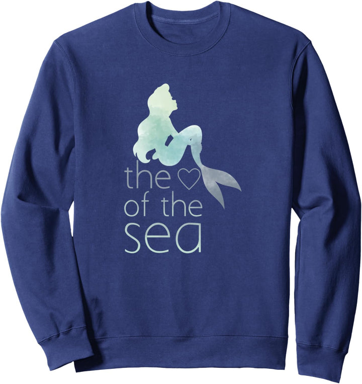 Disney Little Mermaid Heart Of The Sea Watercolor Sweatshirt