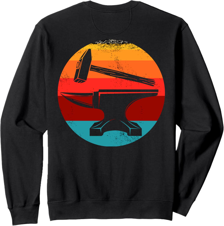 Schmied Bild auf der Rückseite der Kleidung Sweatshirt