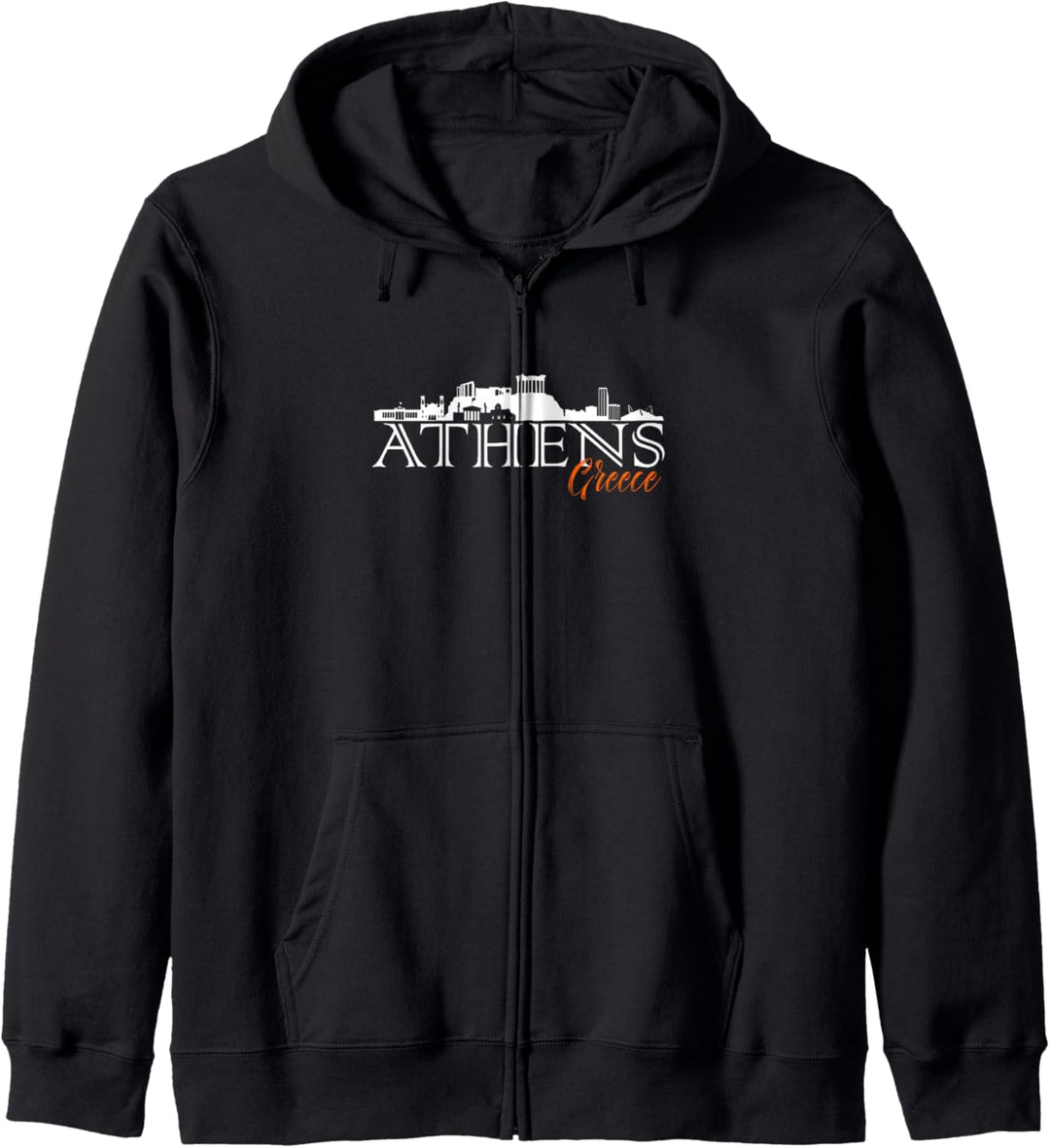 Style Athens Greece City Destination Kapuzenjacke