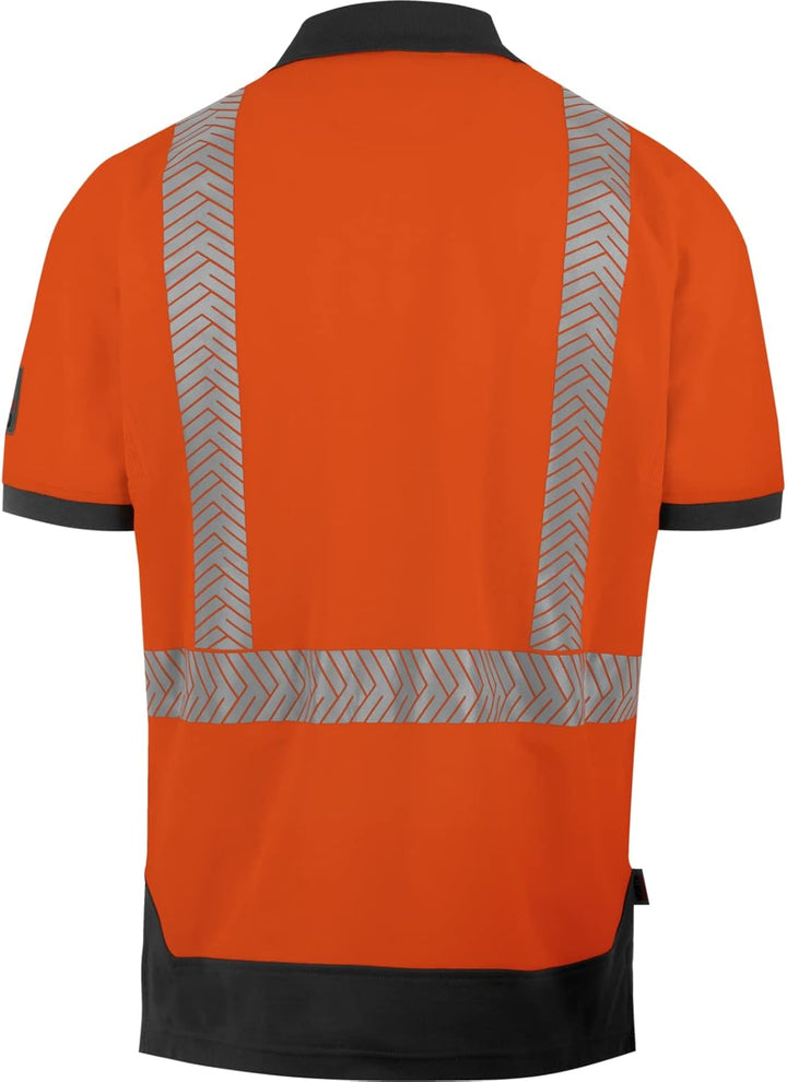 WÜRTH MODYF Warnschutz Poloshirt Fluo EN 20471 5XL Orange Anthrazit, 5XL Orange Anthrazit