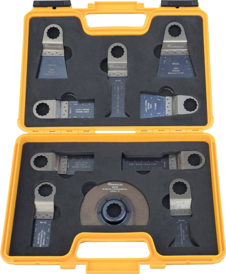 Herkules M1500 für Fein Super Cut Sägeblätter-Sortiment für Super CUT Multi Schleifer im Kst-Koffer,