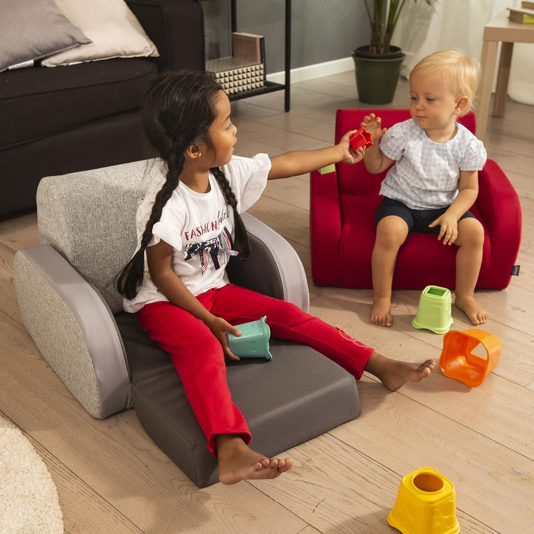 Chicco Kindersessel Twist, Kindersessel ab 1 Jahr , umbaubar in Liege und Sofa, Mit 3 Konfiguratione
