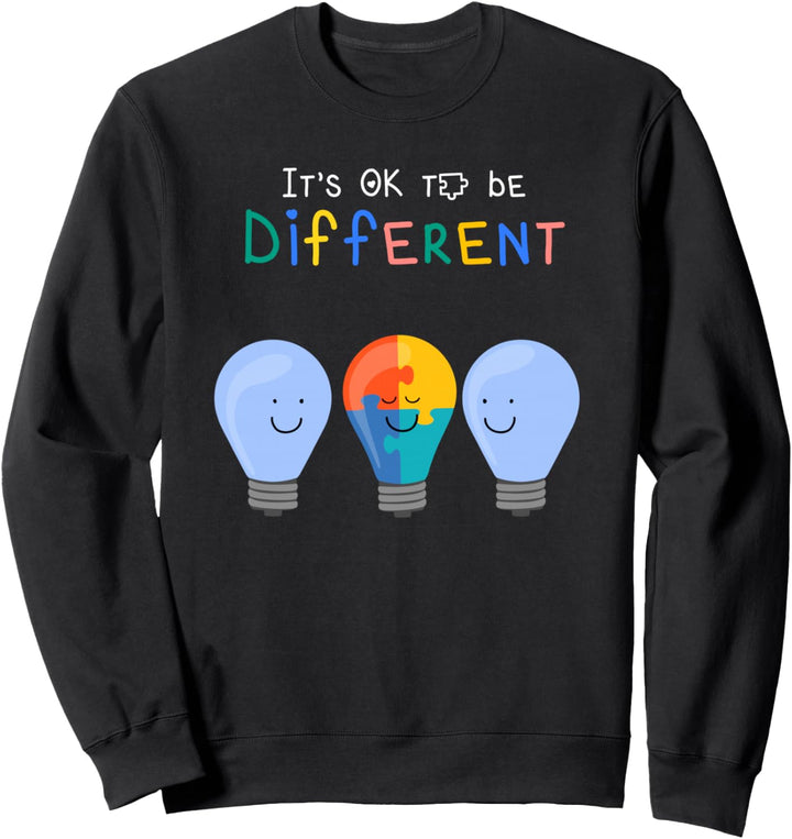 Autismus Bewusstsein "It's ok to be Different" Sweatshirt
