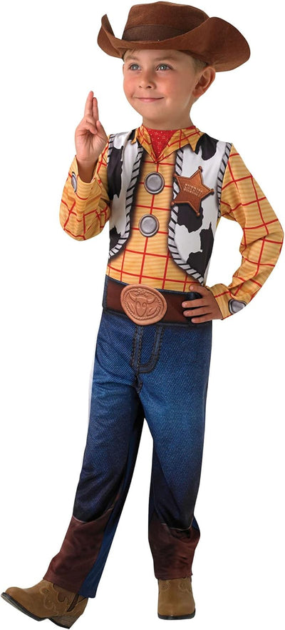 Rubie's Offizielles Toy Story Classic Woody Kinderkostüm – Medium Medium 5-6 Jahre, Medium 5-6 Jahre