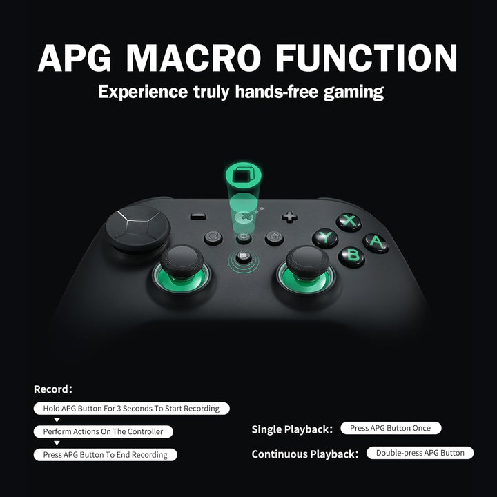 GuliKit TT Pro Wireless Game Controller, Bluetooth,Hyperlink Wireless Adapter,Wired, Anti-Drift 720°