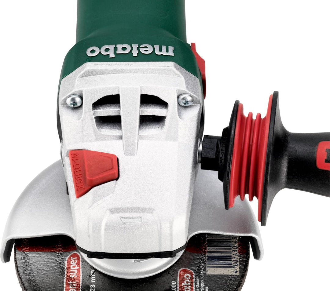 Metabo Winkelschleifer WE 15-125 Quick (600448000) Karton, 1550 Watt, Scheiben-Ø: 125 mm, Leerlaufdr