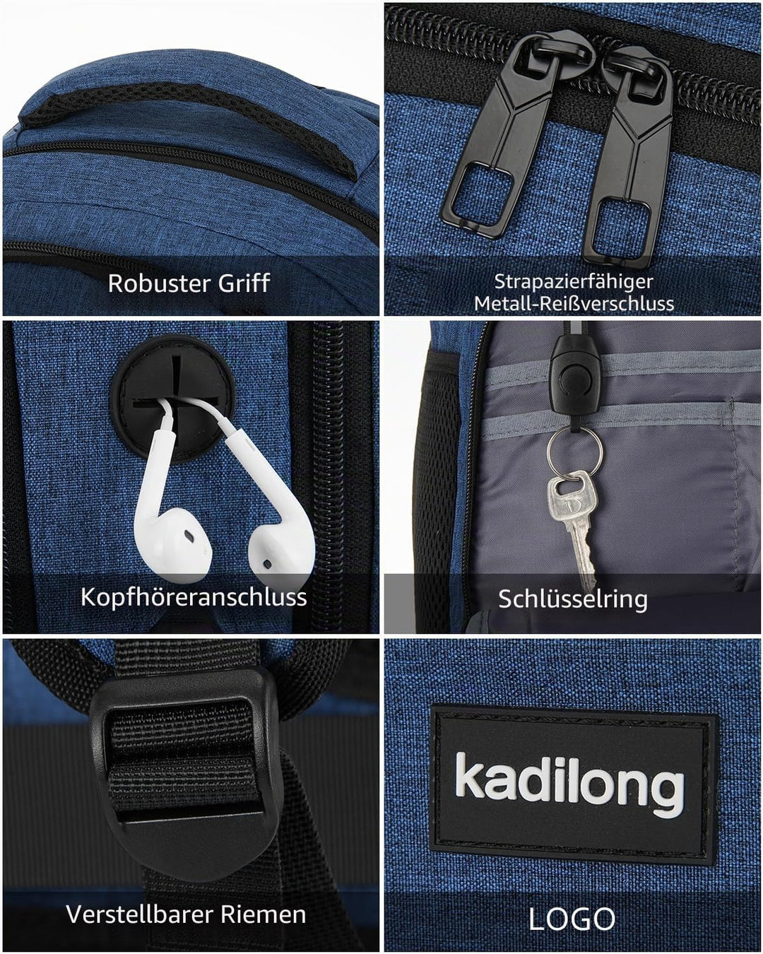 Rucksack Herren Arbeit Laptop Rucksack 17.3 Zoll mit USB Ladeanschluss Business Reisen Notebook Schu