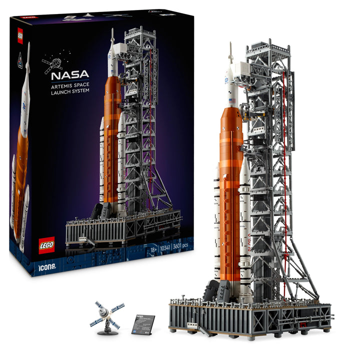 LEGO Icons NASA Artemis Startrampe, Dekoration fürs Wohnzimmer oder Büro, Geschenk zu Weihnachten, B