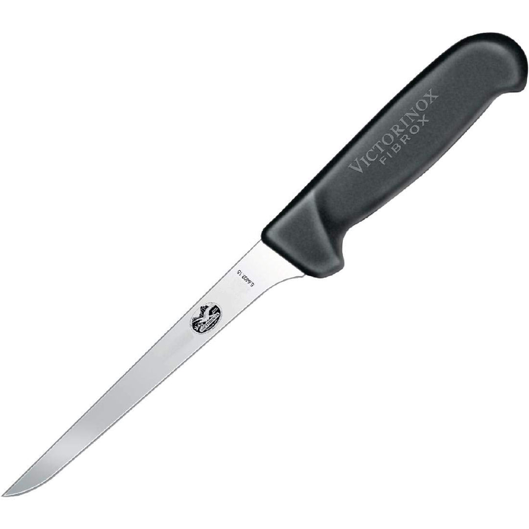 Victorinox Fibrox Kochmesser, Ausbeinmesser, Extra Scharfe Klinge, Rostfreier Stahl, Spülmaschinenge