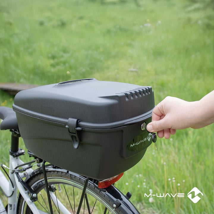 M-Wave Fahrradkoffer, schwarz, 17 l