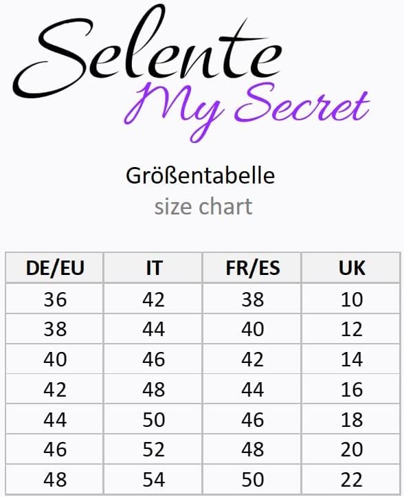 Selente My Secret Damen attraktiver Badeanzug mit Bügel (Made in EU) 36 Schwarz, 36 Schwarz