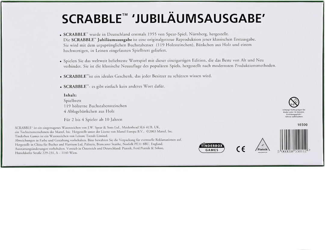 Piatnik 55011 Jubiläumsausgabe, 10 Jahre to 99 Jahre, 2-4 Spieler Single, Single