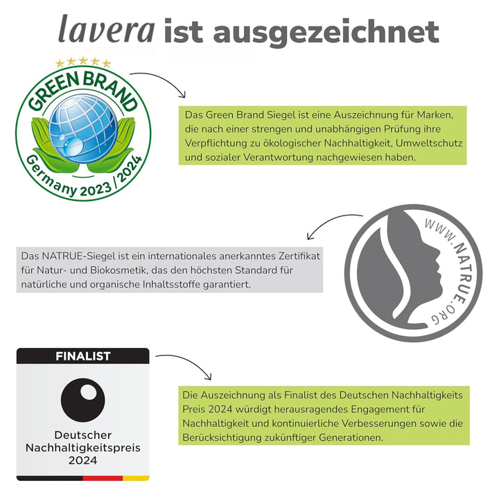 lavera basis sensitiv milde Pflegeseife – Flüssigseife mit Bio-Aloe Vera & Bio-Kamille - verträglich
