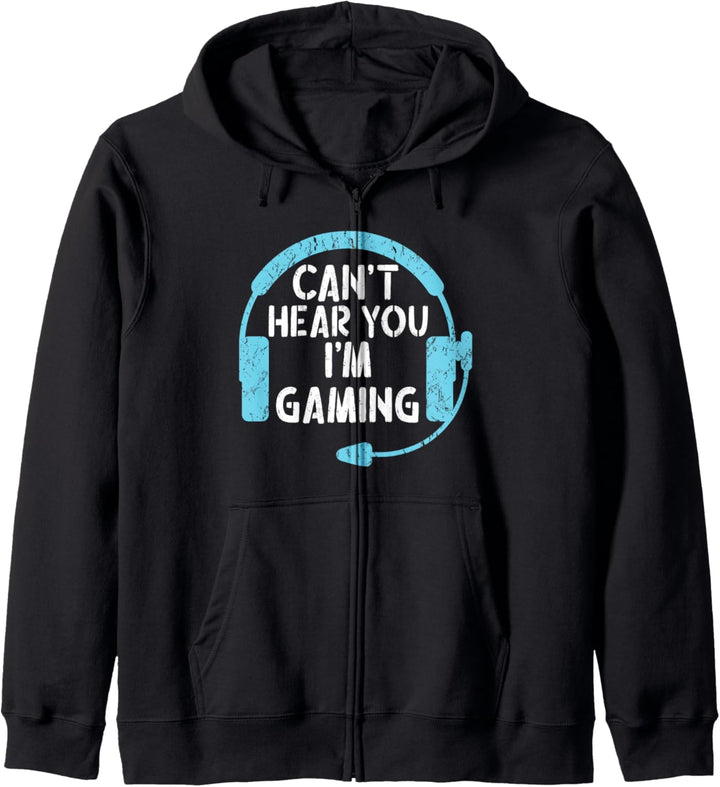Kann dich nicht hören, bin am Zocken! - Lustiges Gamer Kapuzenjacke