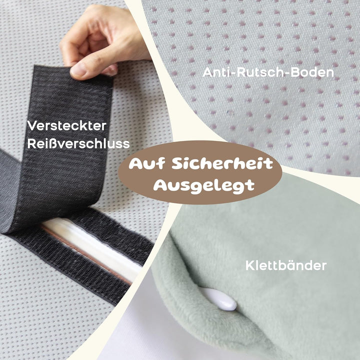 BanaSuper 3 STK Gross Schaumstoff Bausteine für Kinder, XXL Softbausteine Baby zum Klettern & Krabbe