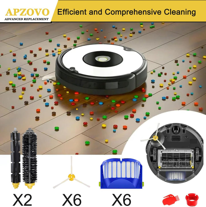 Zubehör Ersatzteile für iRobot Roomba 600 604 605 606 610 612 614 615 616 620 621 626 627 630 631 63