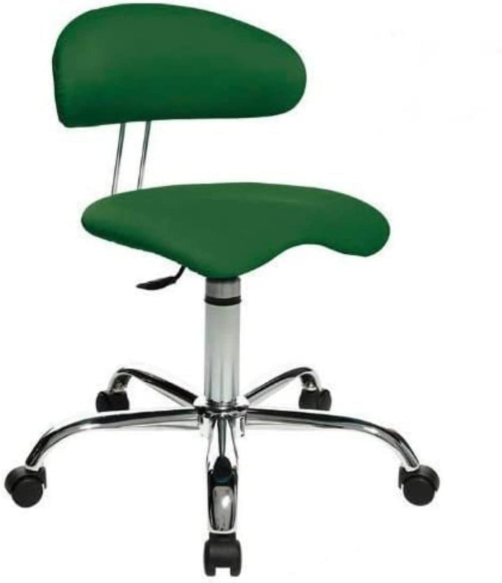 Topstar Sitness 40, Fitnesshocker, Arbeitshocker, Rollhocker mit Rückenunterstützung, 3-Dimensional