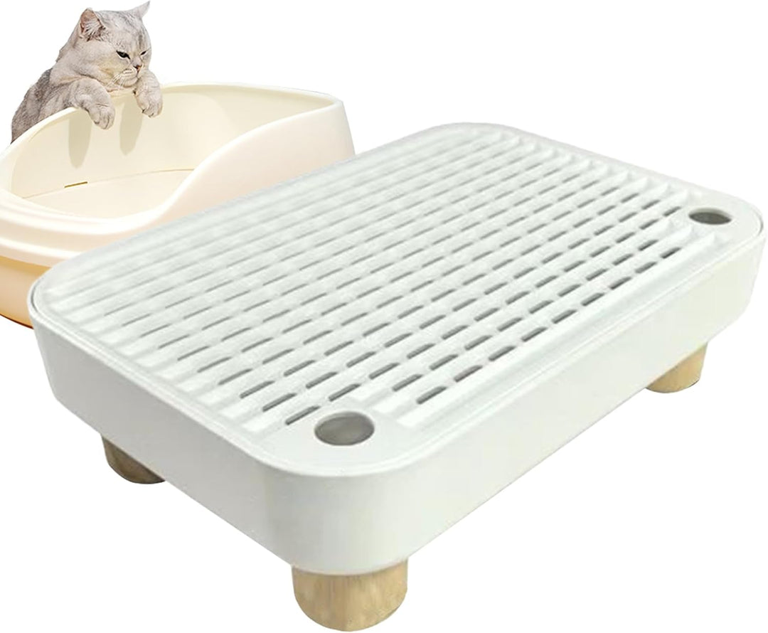 Katzenklo Rampe,Stufe Für Ältere Katzen Mit Filterfunktion - rutschfeste Kätzchen Katzenklo Matte -