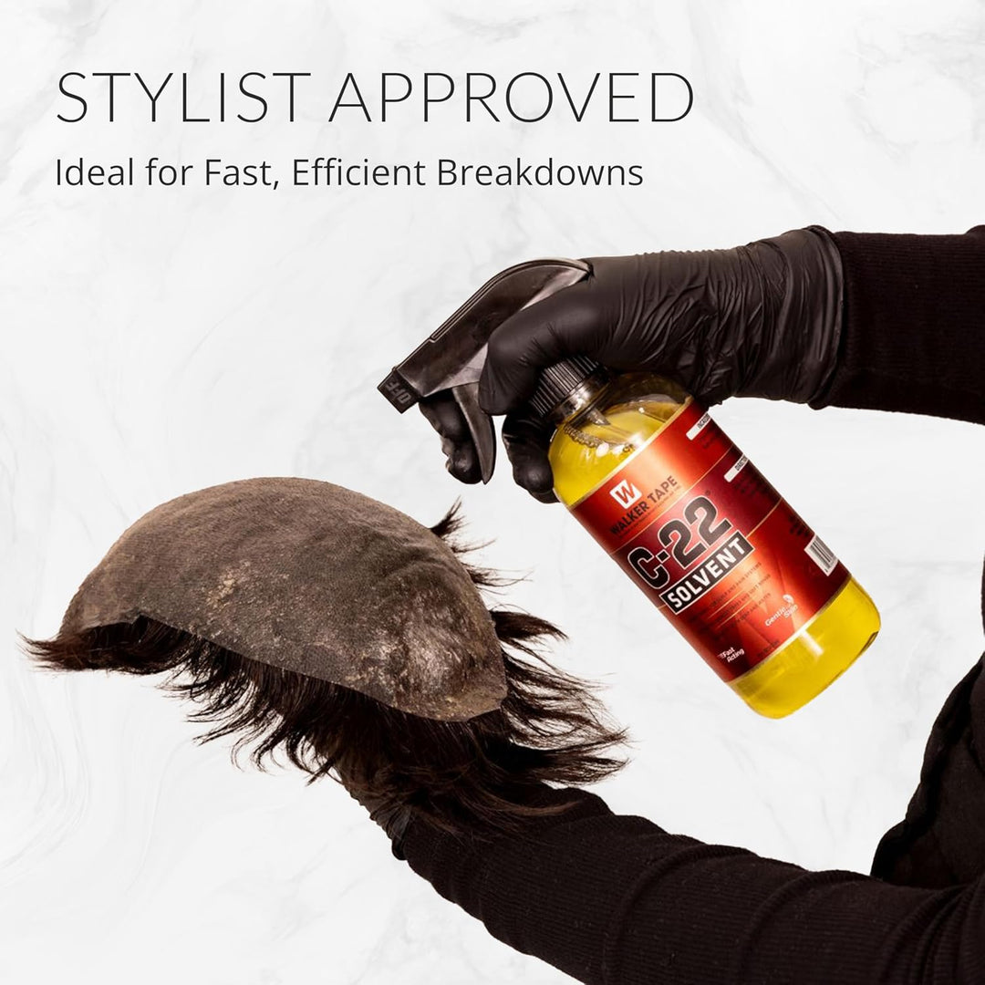 C 22 Adhesive Solvent. Oil base 12 oz. spray glue wig cleaner by Unknown