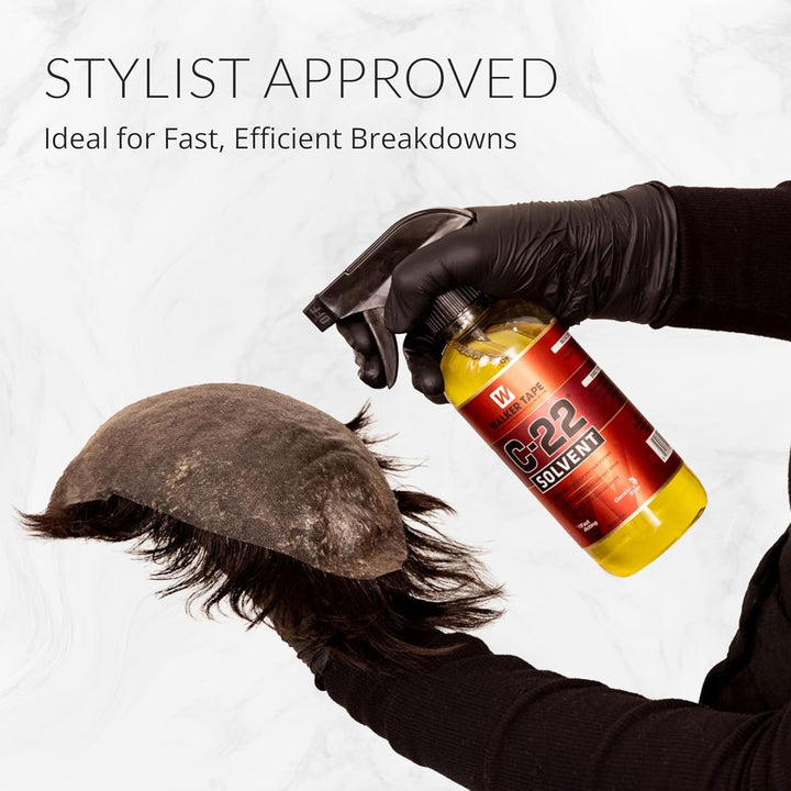 C 22 Adhesive Solvent. Oil base 12 oz. spray glue wig cleaner by Unknown