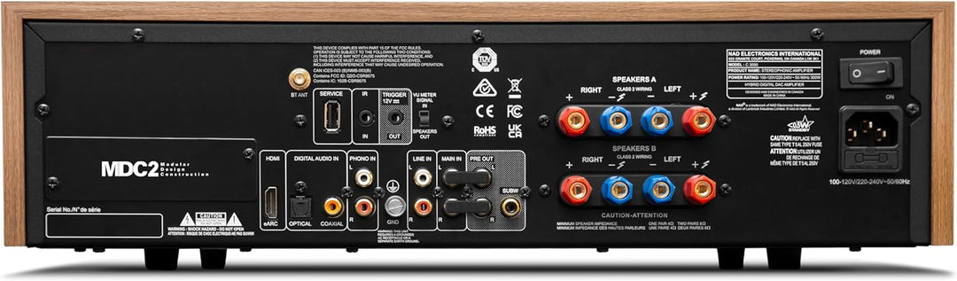 Amplificateur Hi-Fi NAD C3050 SE Bois foncé