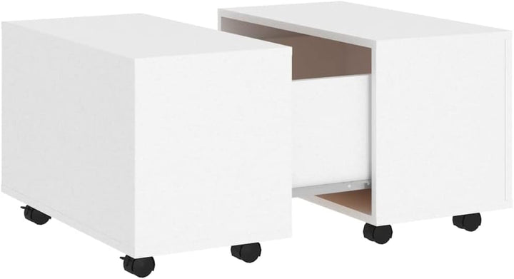 FIRBNUS Kleiner Tisch Wohnzimmer 60x60x38 cm Couchtisch Beistelltisch Holz Wohnzimmertisch Stilvolle