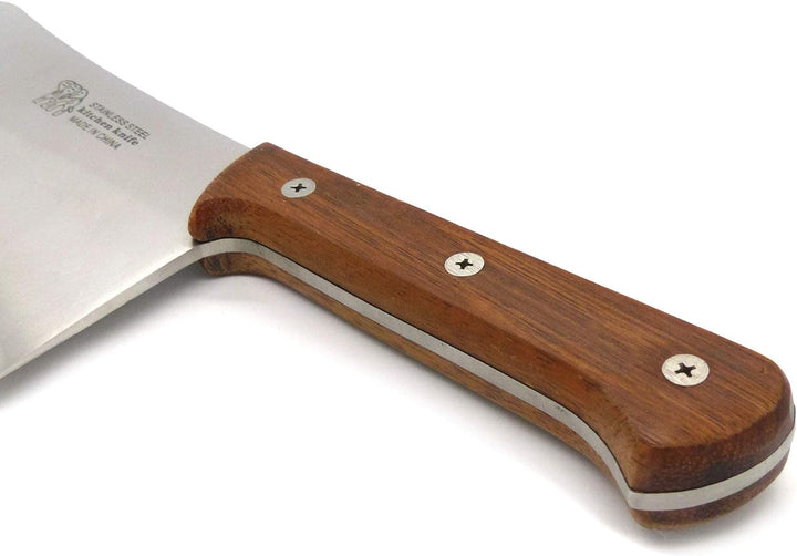 Starlet24® Edelstahl Hackmesser Küchenbeil Küchenmesser Messer Beil 37 cm (190525)