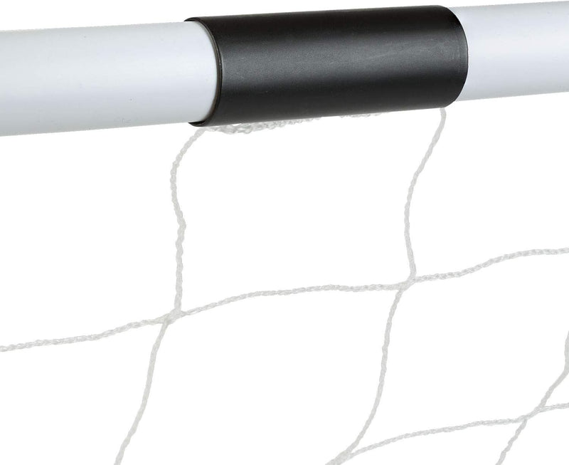 Idena 40465 - 2 Mini Fussballtore aus Kunststoff mit Netz, Ball und Ballpumpe, ab 6 Jahren, ca. 90 x