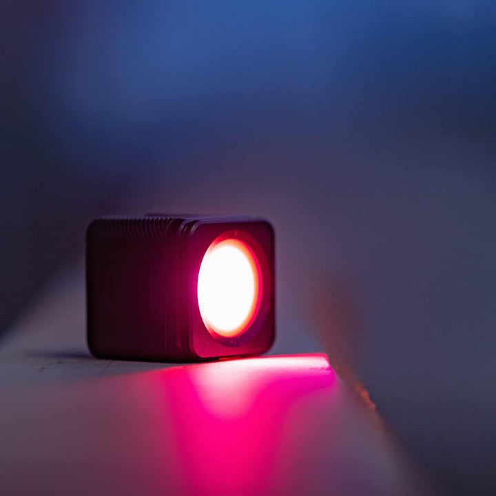 Rollei Lumis Solo 2 - LED Würfel. Kleiner LED Würfel inkl. Farbfilter für den Einsatz unterwegs & Mo
