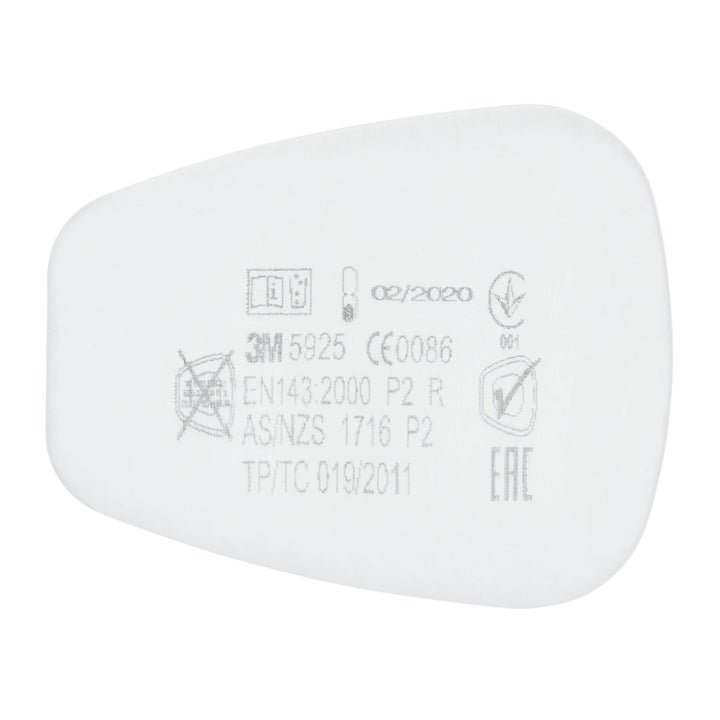 3M 5925 Partikel-Einlegefilter, gegen feste und flüssige Partikel, 10 Stück