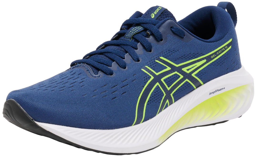 ASICS Herren Gel-Excite 10Sneaker 40 EU Blue Expanse Safety Yellow, 40 EU Blue Expanse Safety Yellow