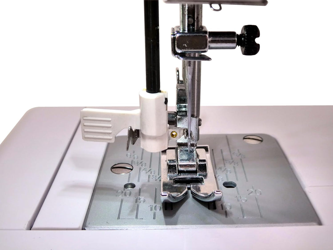 W6 Nähmaschine N 1800 Pro mit 25 Programmen | Freiarm | automatischer Einfädler | CB-Greifer | Knopf