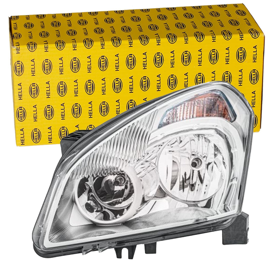 HELLA 1EF 238 042-011 Halogen-Hauptscheinwerfer - links - für u.a. Nissan Qashqai I (J10, NJ10, JJ10