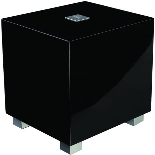 Rel Acoustics T/Zero MKIII Subwoofer, 6,5 Zoll Down-Firing Driver, Hochglanz Schwarz